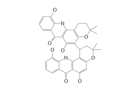 ORICIACRIDONE-F;BIS-5-HYDROXY-(10H)-HYDRONORACROMYCINE