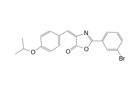 (4E)-2-(3-bromophenyl)-4-(4-isopropoxybenzylidene)-1,3-oxazol-5(4H)-one