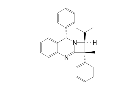 (1S*,2S*,8S*)-1,2-trans-1,8-trans-1-(Isopropyl)-2-methyl-2,8-diphenyl-1,2-dihydroazeto[2,1-b]quinazoline