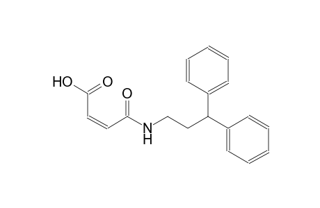 2-butenoic acid, 4-[(3,3-diphenylpropyl)amino]-4-oxo-, (2Z)-