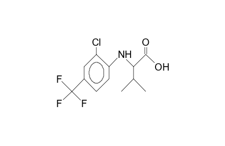2-(2-Chloro-4-trifluoromethyl-anilino)-3-methyl-butanoic acid