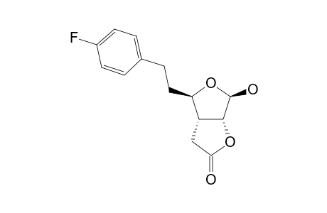 (1R,5R,6R,8R)-6-[2-(4-FLUOROPHENYL)-ETHYL]-8-HYDROXY-2,7-DIOXA-BICYCLO-[3.3.0]-OCTAN-3-ONE