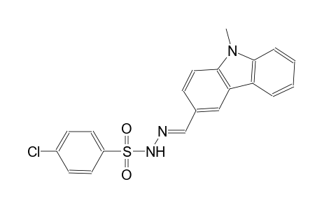 4-chloro-N'-[(E)-(9-methyl-9H-carbazol-3-yl)methylidene]benzenesulfonohydrazide