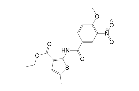 ethyl 2-[(4-methoxy-3-nitrobenzoyl)amino]-5-methyl-3-thiophenecarboxylate