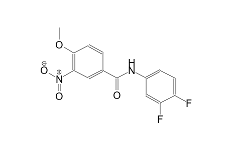 N-(3,4-difluorophenyl)-4-methoxy-3-nitrobenzamide