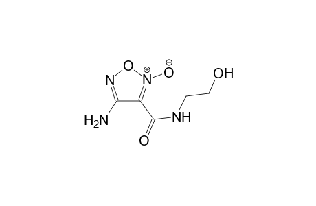 4-amino-N-(2-hydroxyethyl)-1,2,5-oxadiazole-3-carboxamide 2-oxide