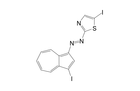 5-Iodo-2-[(3'-iodoazulen-1'-yl)diazenyl]-1,3-thiazole