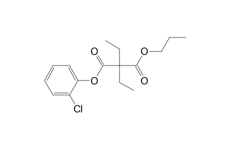 Diethylmalonic acid, 2-chlorophenyl propyl ester