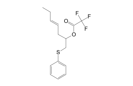 7-PHENYLTHIO-6-(TRIFLUOROACETOXY)-HEPT-3-ENE