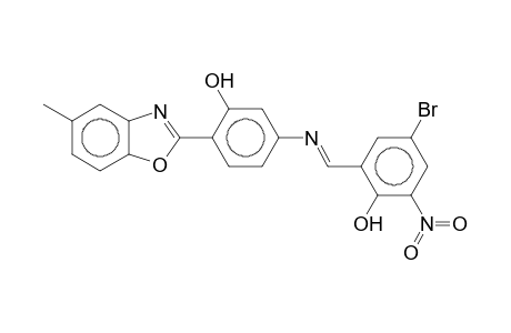 2-[4-(5-Bromo-2-hydroxy-3-nitrobenzylideneamino)-2-hydroxyphenyl]-5-methylbenzoxazole