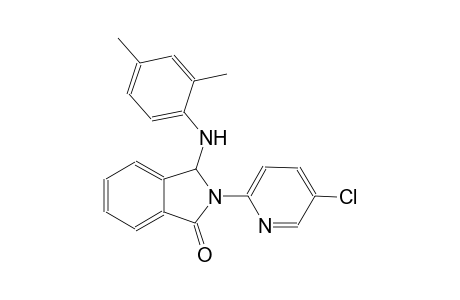 1H-isoindol-1-one, 2-(5-chloro-2-pyridinyl)-3-[(2,4-dimethylphenyl)amino]-2,3-dihydro-
