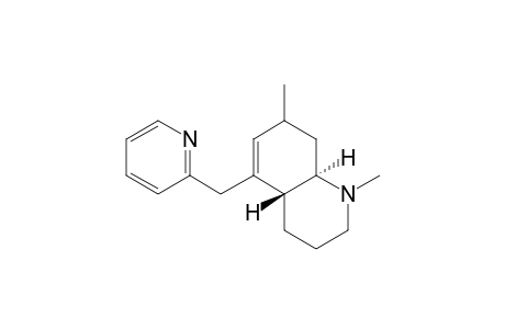 Quinoline, 1,2,3,4,4a,7,8,8a-octahydro-1,7-dimethyl-5-(2-pyridinylmethyl)-