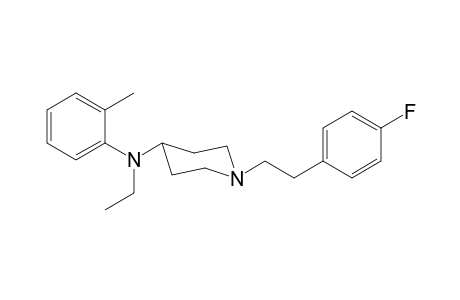 N-Ethyl-1-[2-(4-fluorophenyl)ethyl]-N-2-methylphenylpiperidin-4-amine