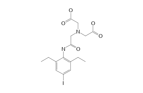N-[2-[(4-IODO-2,6-DIETHYLPHENYL)-AMINO]-2-OXOETHYL]-N-(CARBOXYMETHYL)-GLYCINE