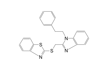 1,3-Benzothiazol-2-yl [1-(2-phenylethyl)-1H-benzimidazol-2-yl]methyl sulfide