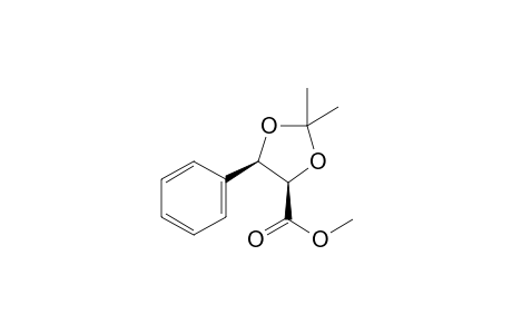 cis-methyl 2,2-dimethyl-5-phenyl-1,3-dioxolane-4-carboxylate