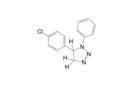 5-(p-chlorophenyl)-1-phenyl-delta^2-1,2,3-triazoline