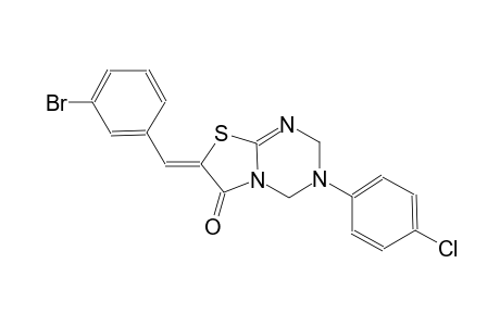 (7Z)-7-(3-bromobenzylidene)-3-(4-chlorophenyl)-3,4-dihydro-2H-[1,3]thiazolo[3,2-a][1,3,5]triazin-6(7H)-one