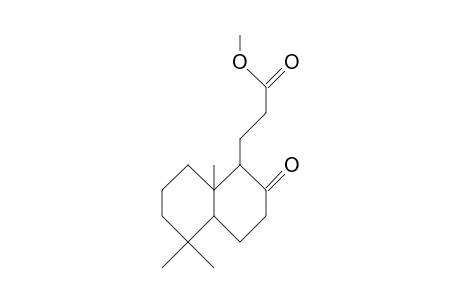 1-(2-Carbomethoxy-ethyl)-5,5,8a-trimethyl-3-decalinone