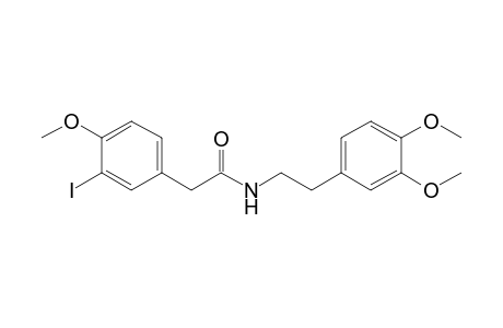 N-{2-(3,4-dimethoxyphenyl)ethyl}-(3-iodo-4-methoxyphenyl)acetamide