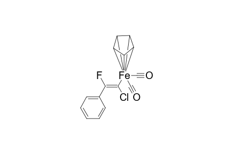 (Z)-.beta.-(.eta.(5)-Cyclopentadienyldicarbonyliron)-.beta.-chloro-.alpha.-fluorostyrene