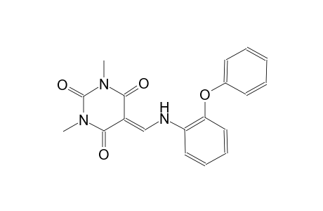 1,3-dimethyl-5-[(2-phenoxyanilino)methylene]-2,4,6(1H,3H,5H)-pyrimidinetrione