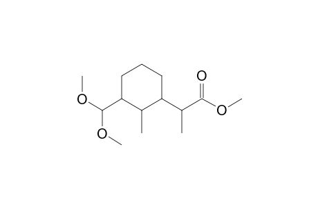 Methyl 5-(Dimethoxymethyl)-6-methyl-.alpha.-methylcyclohexylacetate