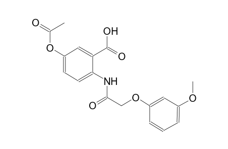 5-(acetyloxy)-2-{[(3-methoxyphenoxy)acetyl]amino}benzoic acid