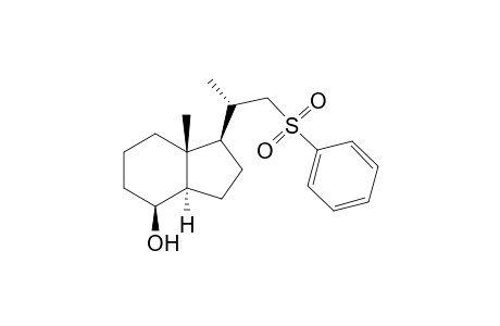 1-[(2'-Phenylsulfonyl-1'-methyl)ethyl]-4-hydoxy-7a-methylbicyclo[4.3.0(3a,7a)]nonane