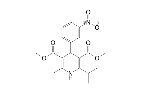 Dimethyl-2-isopropyl-6-methyl-4-(3-nitrophenyl)-1,4-dihydropyridine-3,5-dicarboxylate