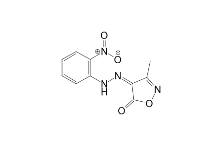 4,5-Isoxazoledione, 3-methyl-, 4-[(2-nitrophenyl)hydrazone]