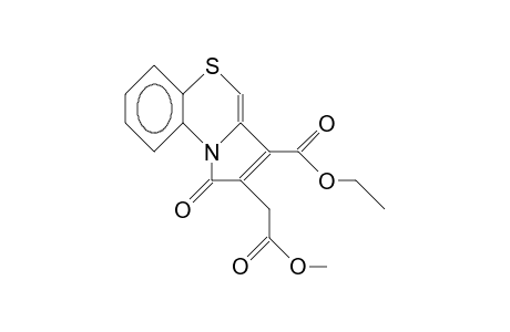 3-Ethoxycarbonyl-2-methoxycarbonylmethyl-1H-pyrrolo(2,1-C)(1,4)benzothiazin-1-one