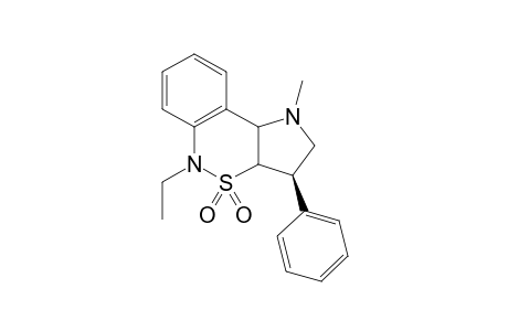 (3R)-5-Ethyl-1-methyl-3-phenyl-1,2,3,3a,5,9b-hexahydrobenzo[c]pyrrolo[2,3-e][1,2] thiazine-4,4-dioxide