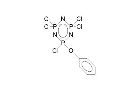 2,4,4,6,6-Pentachloro-2-phenoxy-cyclotriphosphazene