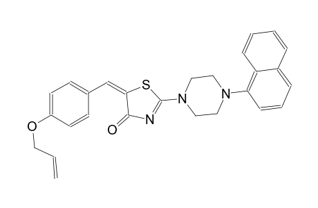 (5E)-5-[4-(allyloxy)benzylidene]-2-[4-(1-naphthyl)-1-piperazinyl]-1,3-thiazol-4(5H)-one