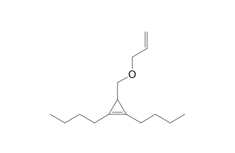 3-(Allyloxymethyl)-1,2-dibutylcycloprop-1-ene