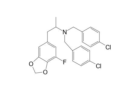 N,N-Bis(4-chlorobenzyl)-5-fluoro-3,4-methylenedioxyamphetamine