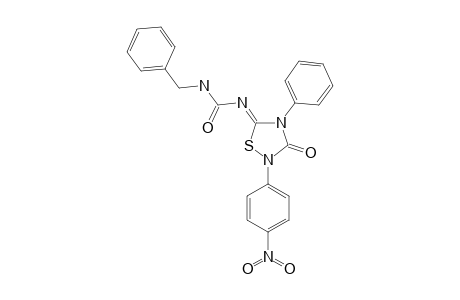 5-BENZYLCARBAMOYLIMINO-2-(PARA-NITROPHENYL)-4-PHENYL-1,2,4-THIADIAZOLIDIN-3-ONE