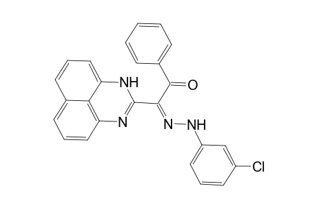 2-[N-(3-Chlorophenyl)-2-oxo-2-phenylethanehydrazonoyl]-1H-perimidine