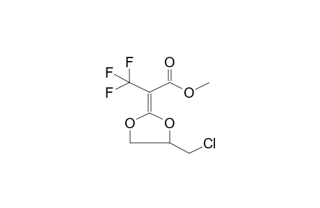 2-(1-METHOXYCARBONYLTRIFLUOROETHYLIDEN)-4-CHLOROMETHYL-1,3-DIOXOLANE