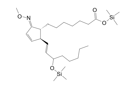 Trimethylsilyl (13E)-9-(methoxyimino)-15-[(trimethylsilyl)oxy]prosta-10,13-dien-1-oate