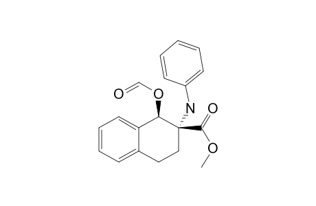 R-1-FORMYLOXY-C-2-METHOXYCARBONYL-T-2-PHENYLAMINO-1,2,3,4-TETRAHYDRO-NAPHTHALENE