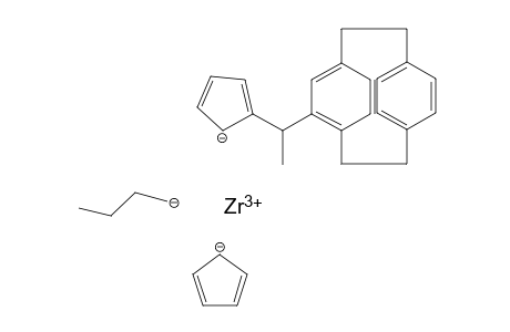 Butyl(eta5-cyclopentadienyl)[eta5:eta1-1-(4-[2.2]paracyclophanyl)ethylcyclopentadienyl]zirconium