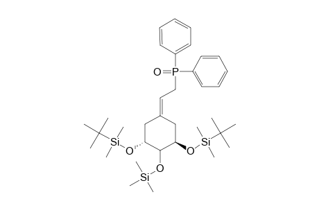 [2-[(aS*,3'R,5'R)-3',5'-Bis[(tert-butyldimethylsilyl)oxy]-4'-[(trimethylsilyl)oxy]cyclohexylidene]ethyl]diphenylphosphine Oxide