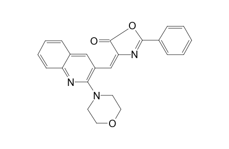 4-(2-Morpholin-4-yl-quinolin-3-ylmethylene)-2-phenyl-4H-oxazol-5-one