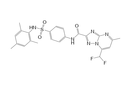 7-(difluoromethyl)-N-{4-[(mesitylamino)sulfonyl]phenyl}-5-methyl[1,2,4]triazolo[1,5-a]pyrimidine-2-carboxamide