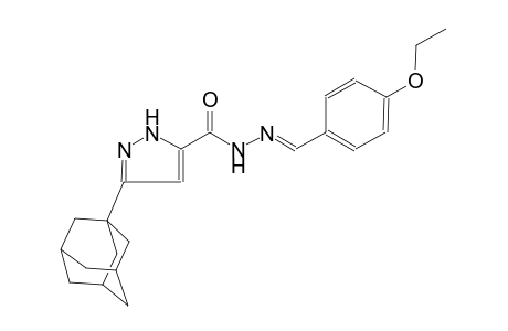 1H-pyrazole-5-carboxylic acid, 3-tricyclo[3.3.1.1~3,7~]dec-1-yl-, 2-[(E)-(4-ethoxyphenyl)methylidene]hydrazide