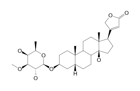 ODOROSIDE-H;DIGITOXIGENIN-3-O-BETA-D-DIGITALOPYRANOSIDE