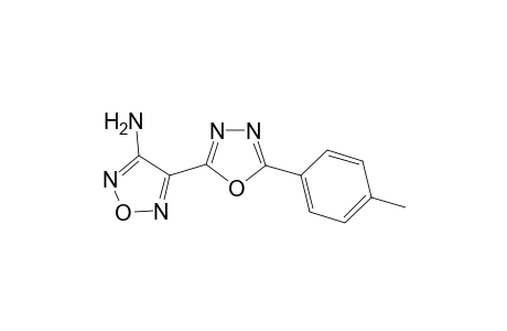 4-[5-(4-Methylphenyl)-1,3,4-oxadiazol-2-yl]-1,2,5-oxadiazol-3-amine