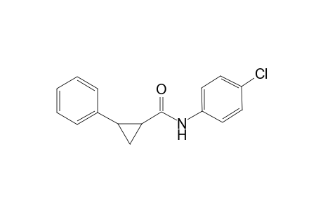 N-(4-Chlorophenyl)-2-phenylcyclopropanecarboxamide